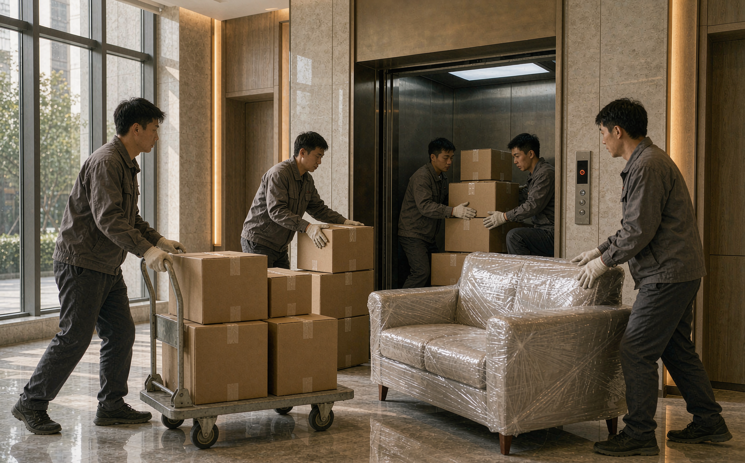 北京搬家前物业沟通全流程：电梯预约、停车许可、保护设施申请一次讲清