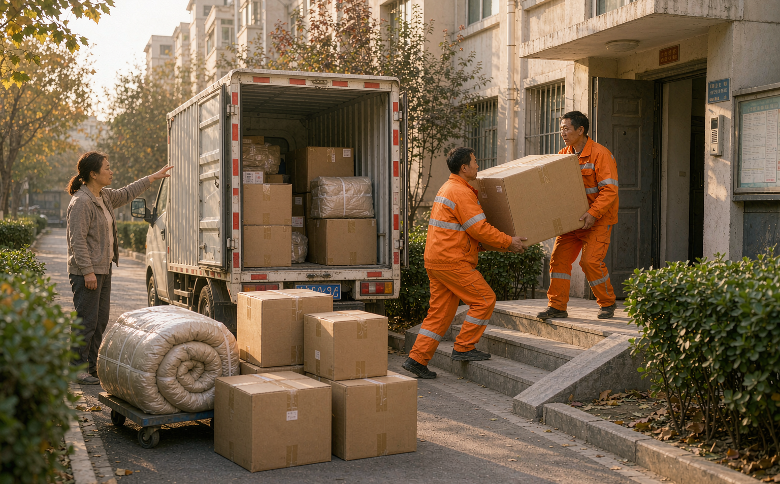 北京搬家当天全流程时间表：从师傅上门到物品归位要多久