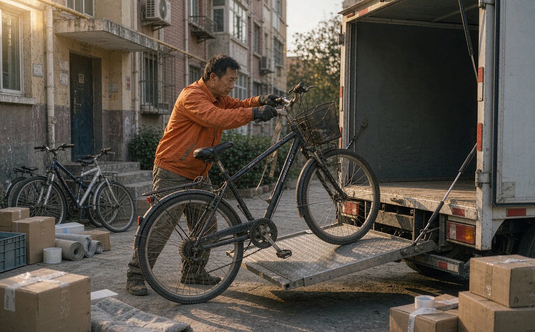 搬家时电动车、自行车、摩托车怎么运？北京车主托运全流程