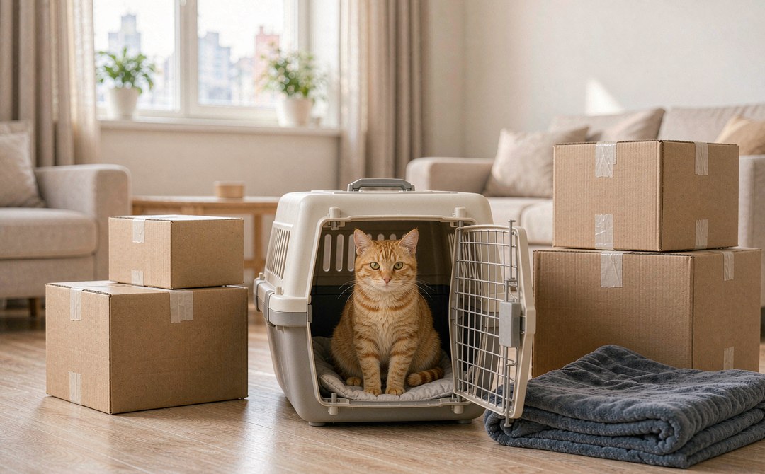 北京宠物搬家怎么安排？猫狗托运全流程与应激防护