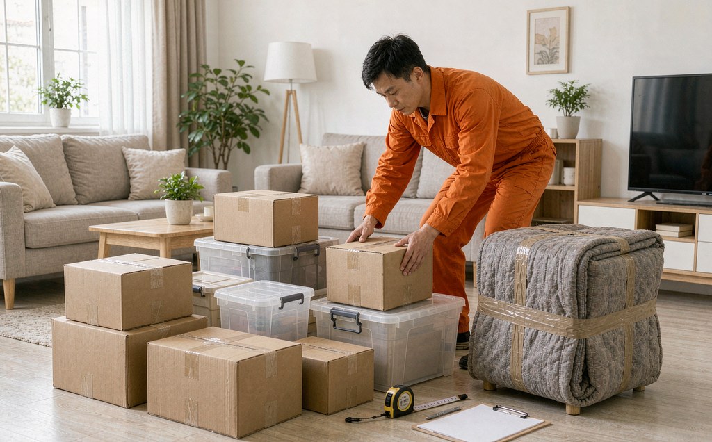 北京搬家物品体积怎么估算？选对车型不跑第二趟