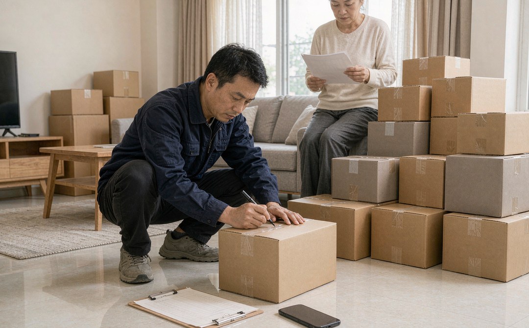 北京搬家物品清点怎么做？装箱编号与验收不丢件一次讲清
